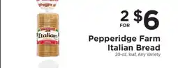 ShopRite Pepperidge Farm Italian Bread offer