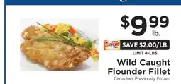 ShopRite Wild Caught Flounder Fillet offer