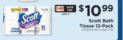 ShopRite Scott Bath Tissue 12-Pack offer