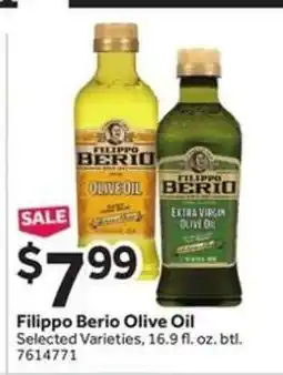 Stop&Shop Filippo Berio Olive Oil offer