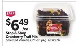 Stop&Shop Stop & Shop Cranberry Trail Mix offer