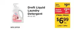 ShopRite Dreft Liquid Laundry Detergent offer