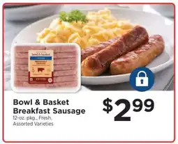 ShopRite Bowl & Basket Breakfast Sausage offer