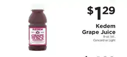 ShopRite Kedem Grape Juice offer