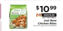 ShopRite Just Bare Chicken Bites offer