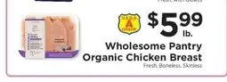 ShopRite Wholesome Pantry Organic Chicken Breast offer