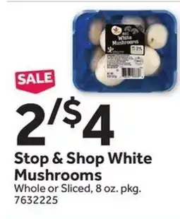 Stop&Shop Stop & Shop White Mushrooms offer