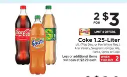 ShopRite Coke 1.25-Liter offer