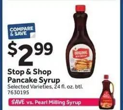 Stop&Shop Stop & Shop Pancake Syrup offer