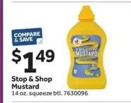 Stop&Shop Stop & Shop Mustard offer