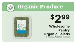 ShopRite Wholesome Pantry Organic Salads offer