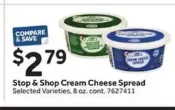 Stop&Shop Stop & Shop Cream Cheese Spread offer