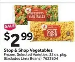 Stop&Shop Stop & Shop Vegetables offer