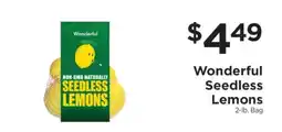 ShopRite Wonderful Seedless Lemons offer