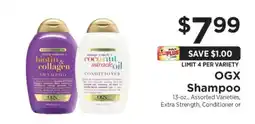 ShopRite OGX Shampoo offer