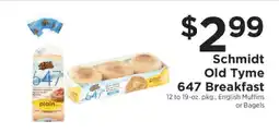 ShopRite Schmidt Old Tyme 647 Breakfast offer