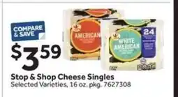 Stop&Shop Stop & Shop Cheese Singles offer