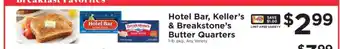ShopRite Hotel Bar, Keller’s & Breakstone’s Butter Quarters offer