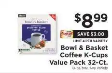 ShopRite Bowl & Basket Coffee K-Cups Value Pack 32-Ct offer