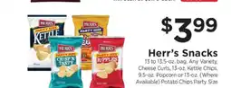 ShopRite Herr's Snacks offer