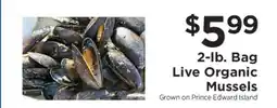 ShopRite Live Organic Mussels offer