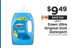 ShopRite Dawn Ultra Original Dish Detergent offer