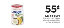 ShopRite La Yogurt offer