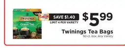 ShopRite Twinings Tea Bags offer