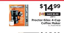 ShopRite Proctor-Silex 4-Cup Coffee Maker offer