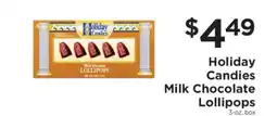 ShopRite Holiday Candies Milk Chocolate Lollipops offer