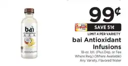 ShopRite bai Antioxidant Infusions offer