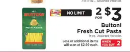 ShopRite Buitoni Fresh Cut Pasta offer