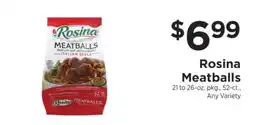 ShopRite Rosina Meatballs offer