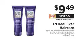 ShopRite L'Oreal Ever Haircare offer