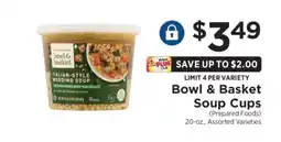 ShopRite Bowl & Basket Soup Cups offer