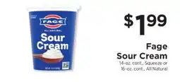 ShopRite Fage Sour Cream offer