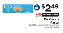 ShopRite De Cecco Pasta offer