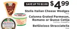 ShopRite Stella Italian Cheese Wedges offer