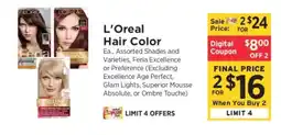 ShopRite L'Oréal Hair Color offer