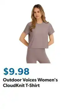 Sam's Club Outdoor Voices Women's CloudKnit T-Shirt offer