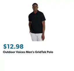 Sam's Club Outdoor Voices Men's GridTek Polo offer