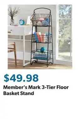 Sam's Club Member's Mark 3-Tier Floor Basket Stand offer