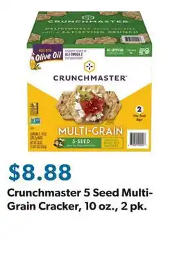 Sam's Club Crunchmaster 5 Seed Multi-Grain Cracker, 10 oz., 2 pk offer