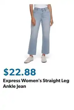 Sam's Club Express Women's Straight Leg Ankle Jean offer