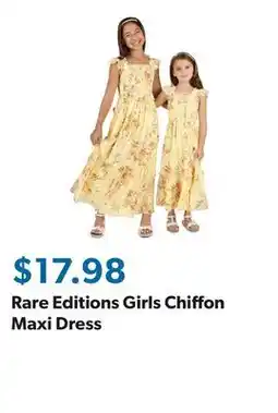 Sam's Club Rare Editions Girls Chiffon Maxi Dress offer