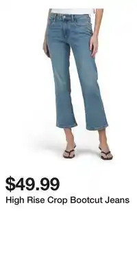 TJ Maxx High Rise Crop Bootcut Jeans offer