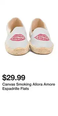 TJ Maxx Canvas Smoking Allora Amore Espadrille Flats offer