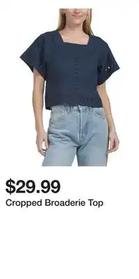 TJ Maxx Cropped Broaderie Top offer