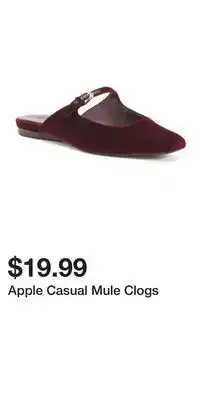 TJ Maxx Apple Casual Mule Clogs offer