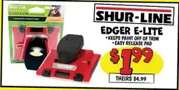 Ollie's SHUR-LINE EDGER E-LITE offer
